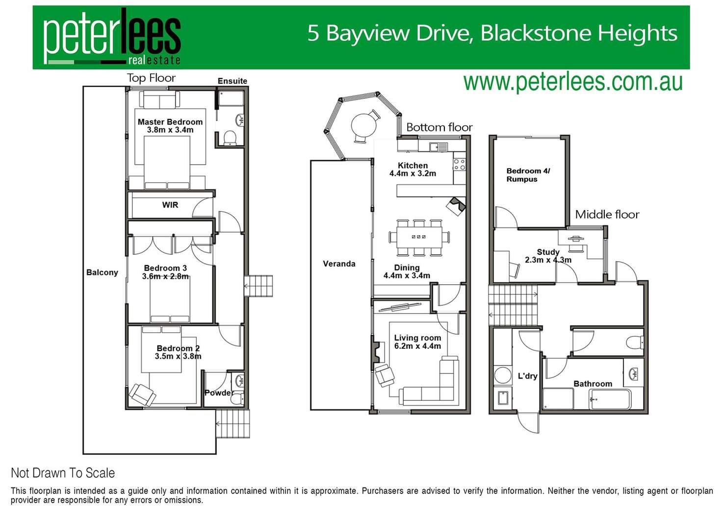 Floorplan of Homely house listing, 5 Bayview Drive, Blackstone Heights TAS 7250