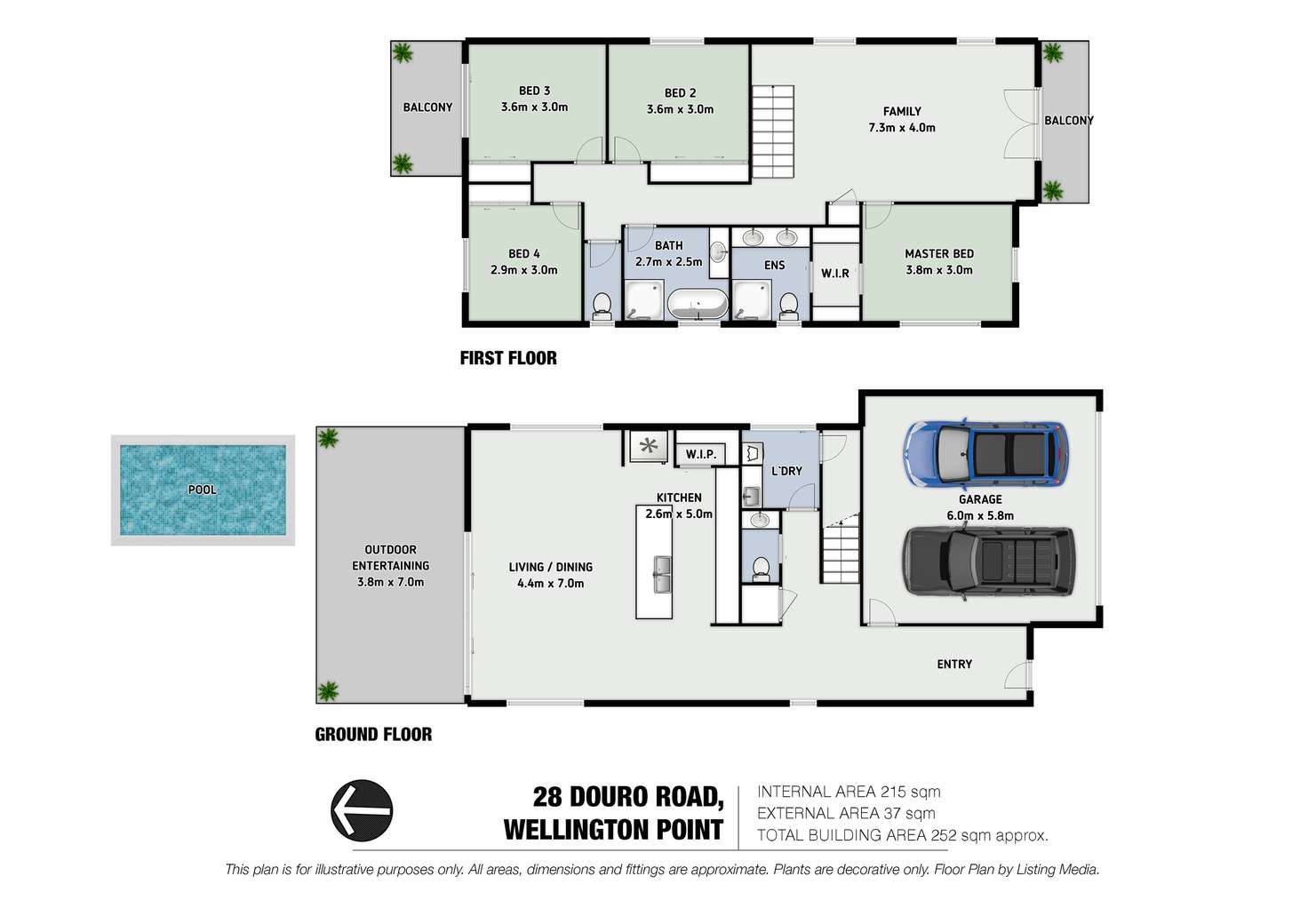 Floorplan of Homely house listing, 28 Douro Road, Wellington Point QLD 4160