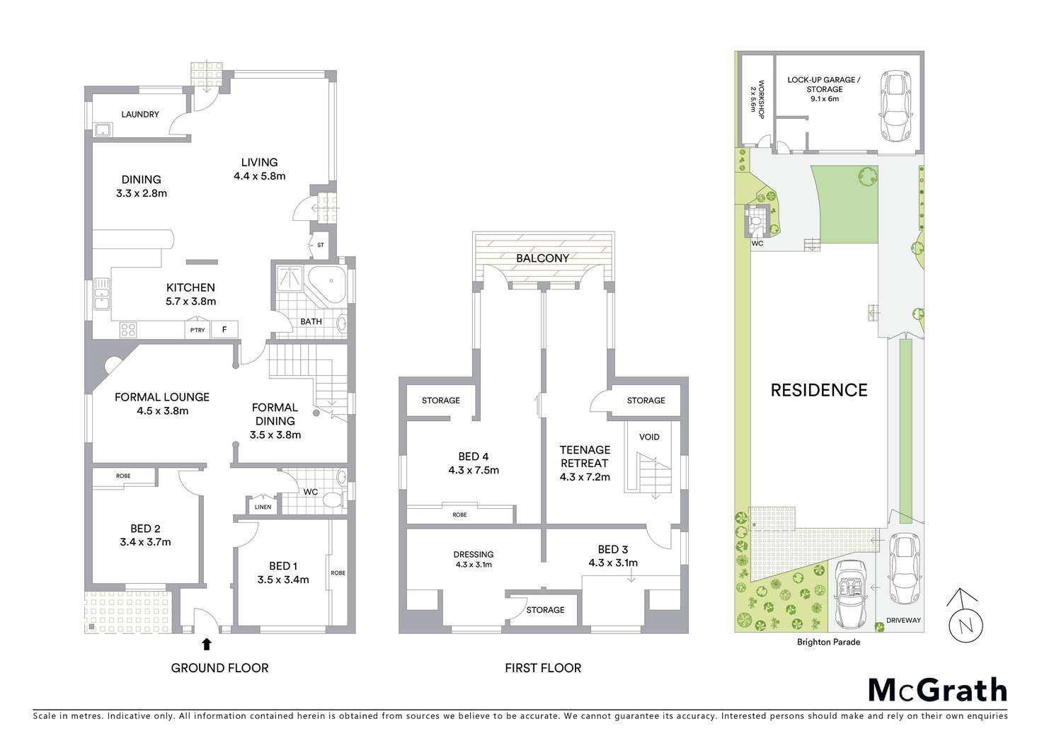 Floorplan of Homely house listing, 5 Brighton Parade, Brighton-le-sands NSW 2216