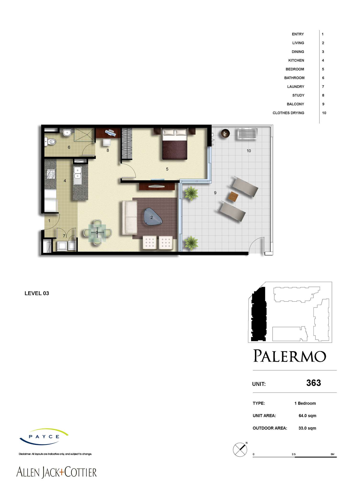 Floorplan of Homely apartment listing, 363/3 Baywater Drive, Wentworth Point NSW 2127