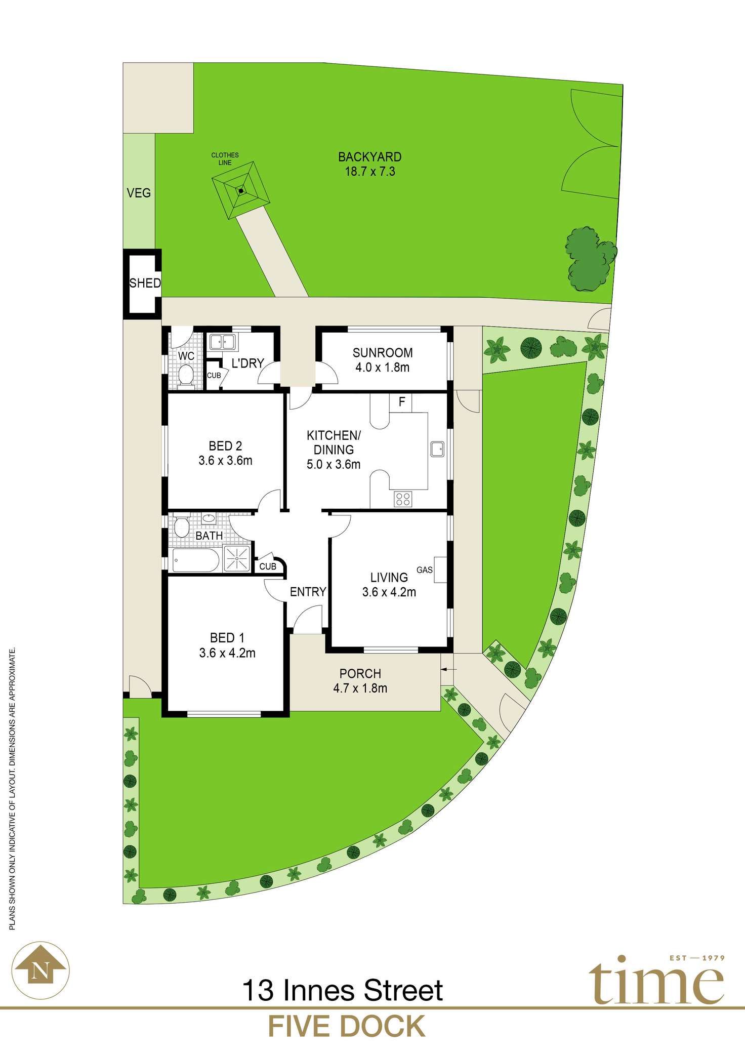 Floorplan of Homely house listing, 13 Innes Street, Five Dock NSW 2046