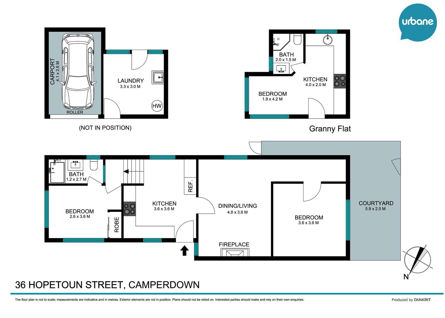 Floorplan of Homely house listing, 36 Hopetoun Street, Camperdown NSW 2050