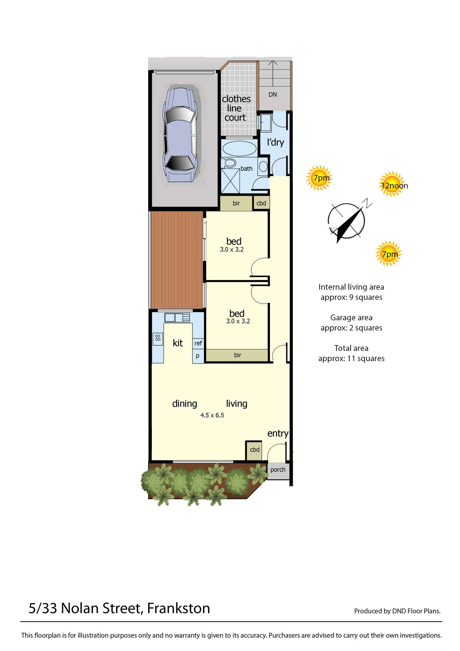 Floorplan of Homely unit listing, 5/33 Nolan Street, Frankston VIC 3199