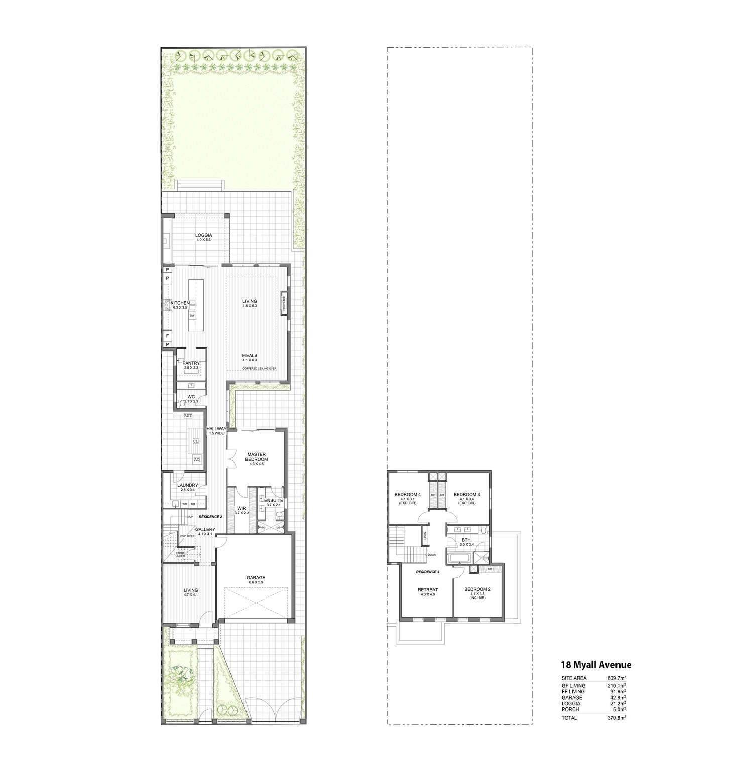 Floorplan of Homely house listing, 16A & 18 Myall Avenue, Kensington Gardens SA 5068