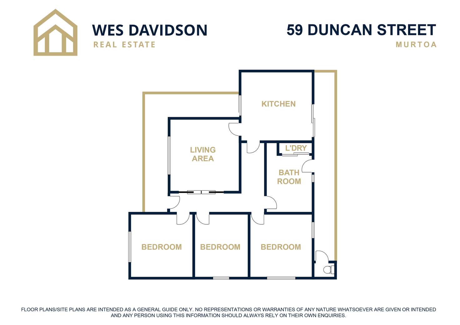 Floorplan of Homely house listing, 59 Duncan Street, Murtoa VIC 3390