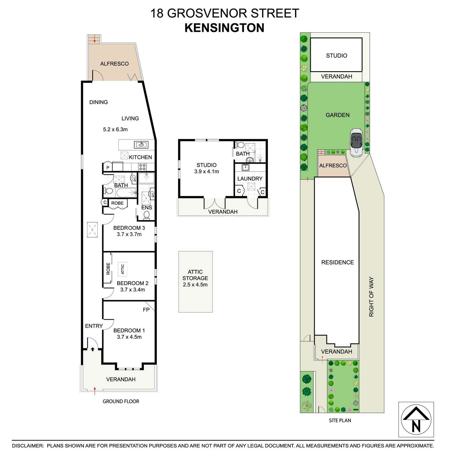 Floorplan of Homely house listing, 18 Grosvenor Street, Kensington NSW 2033