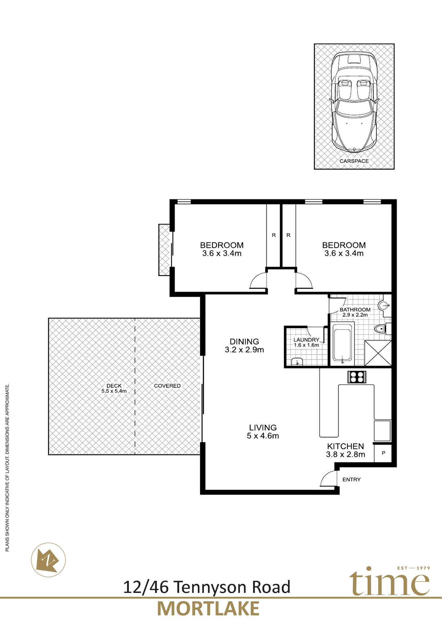 Floorplan of Homely apartment listing, 12/46 Tennyson Road, Mortlake NSW 2137