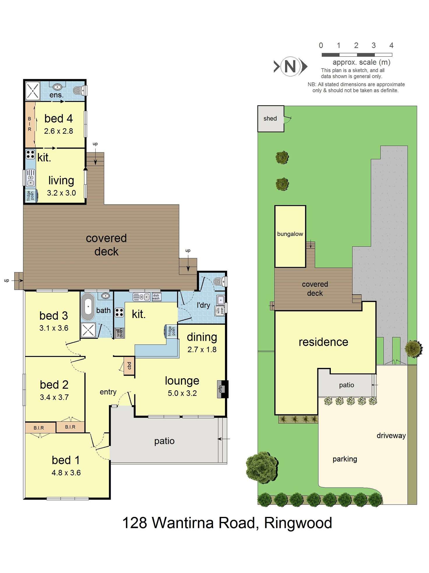 Floorplan of Homely house listing, 128 Wantirna Road, Ringwood VIC 3134