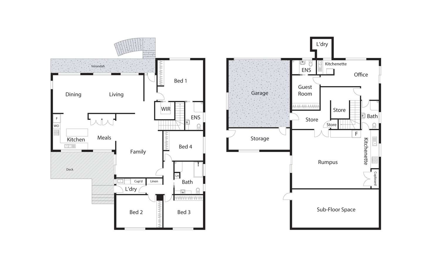Floorplan of Homely house listing, 10 Myles Connell Crescent, Gordon ACT 2906