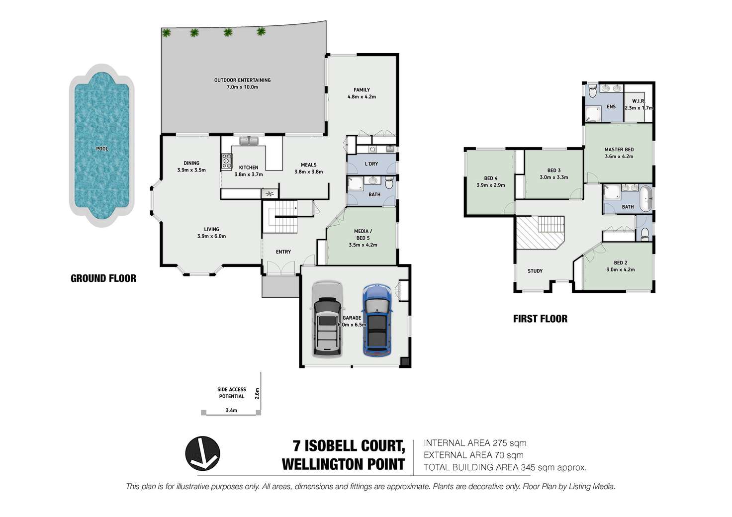 Floorplan of Homely house listing, 7 Isobell Court, Wellington Point QLD 4160