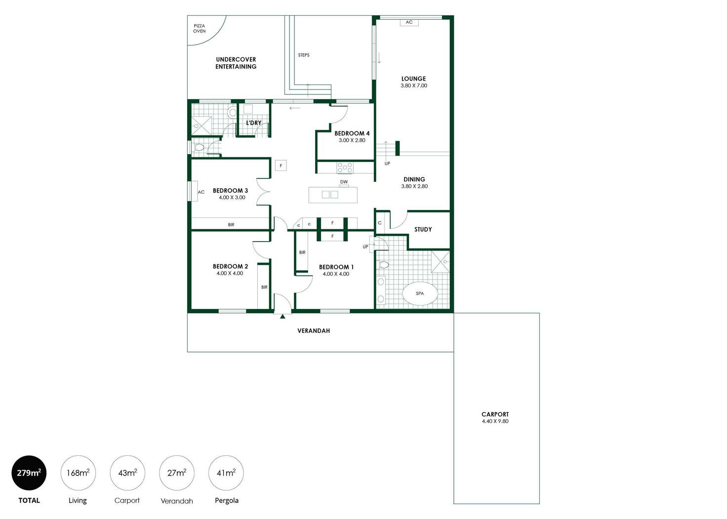 Floorplan of Homely house listing, 9 Baker Street, Littlehampton SA 5250