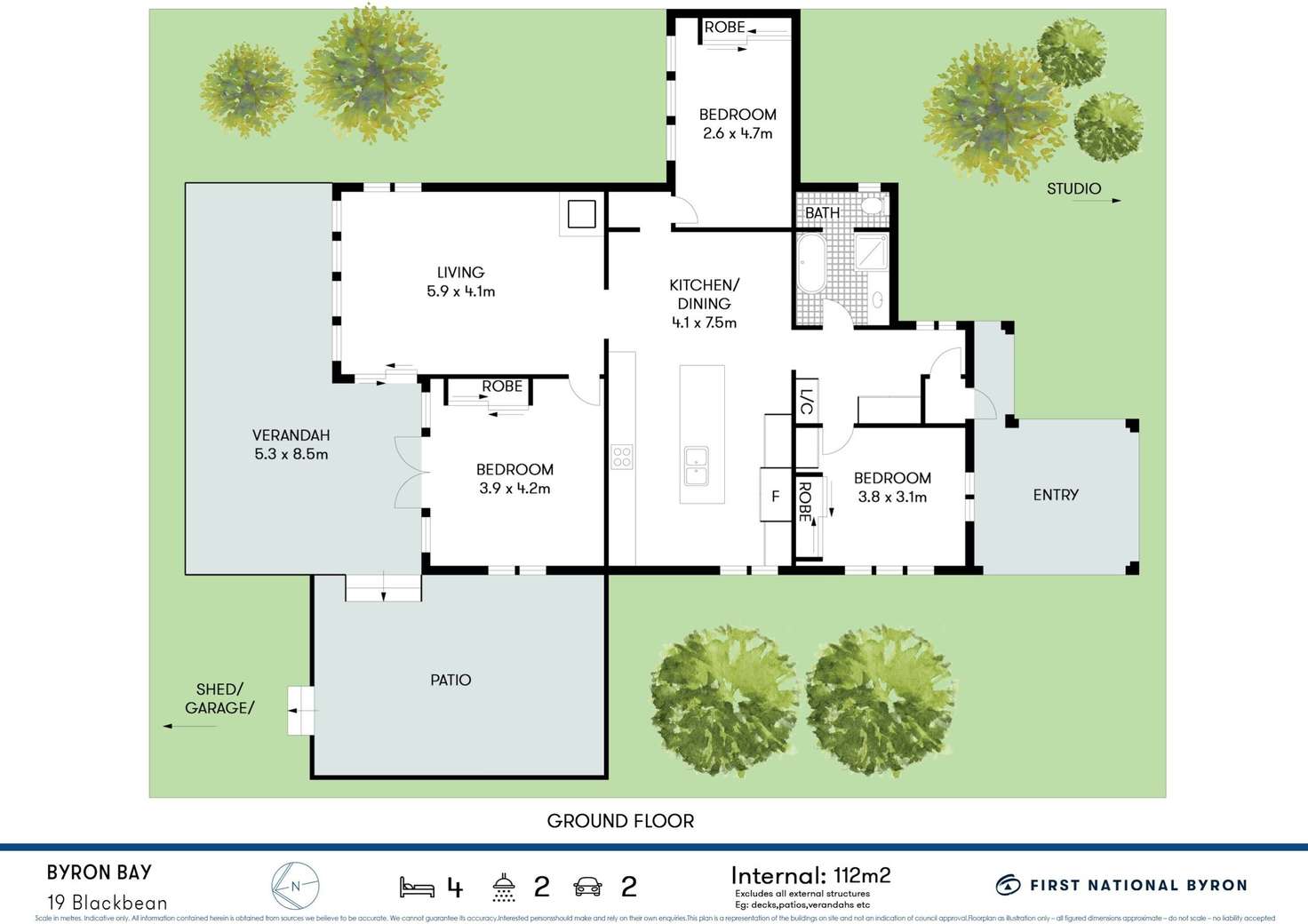 Floorplan of Homely house listing, 19 Blackbean Lane, Federal NSW 2480