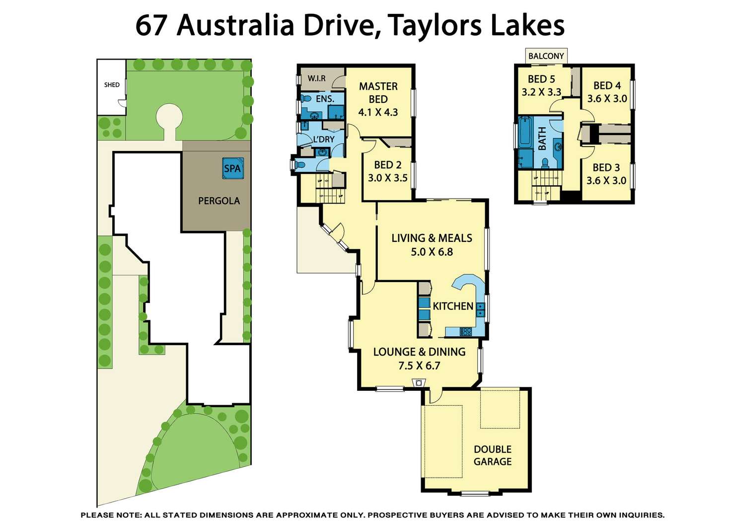 Floorplan of Homely house listing, 67 Australia Drive, Taylors Lakes VIC 3038