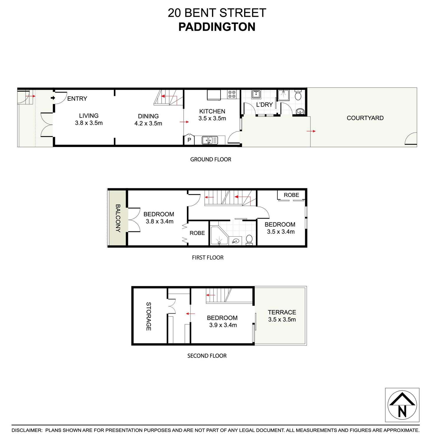 Floorplan of Homely house listing, 20 Bent Street, Paddington NSW 2021