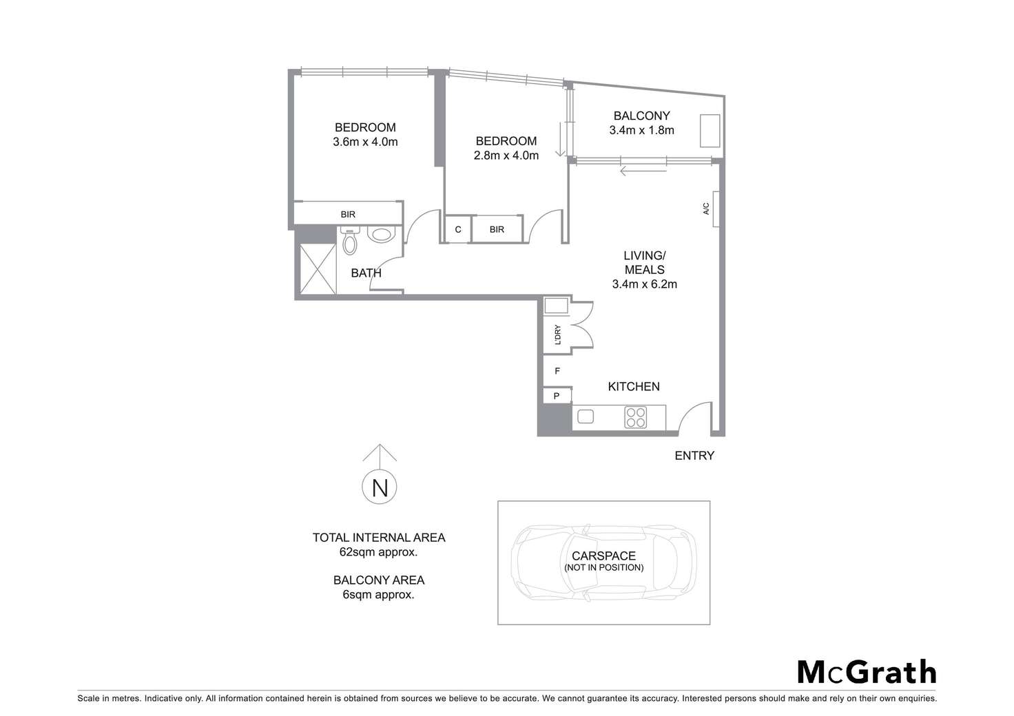 Floorplan of Homely apartment listing, 2301N/883 Collins Street, Docklands VIC 3008