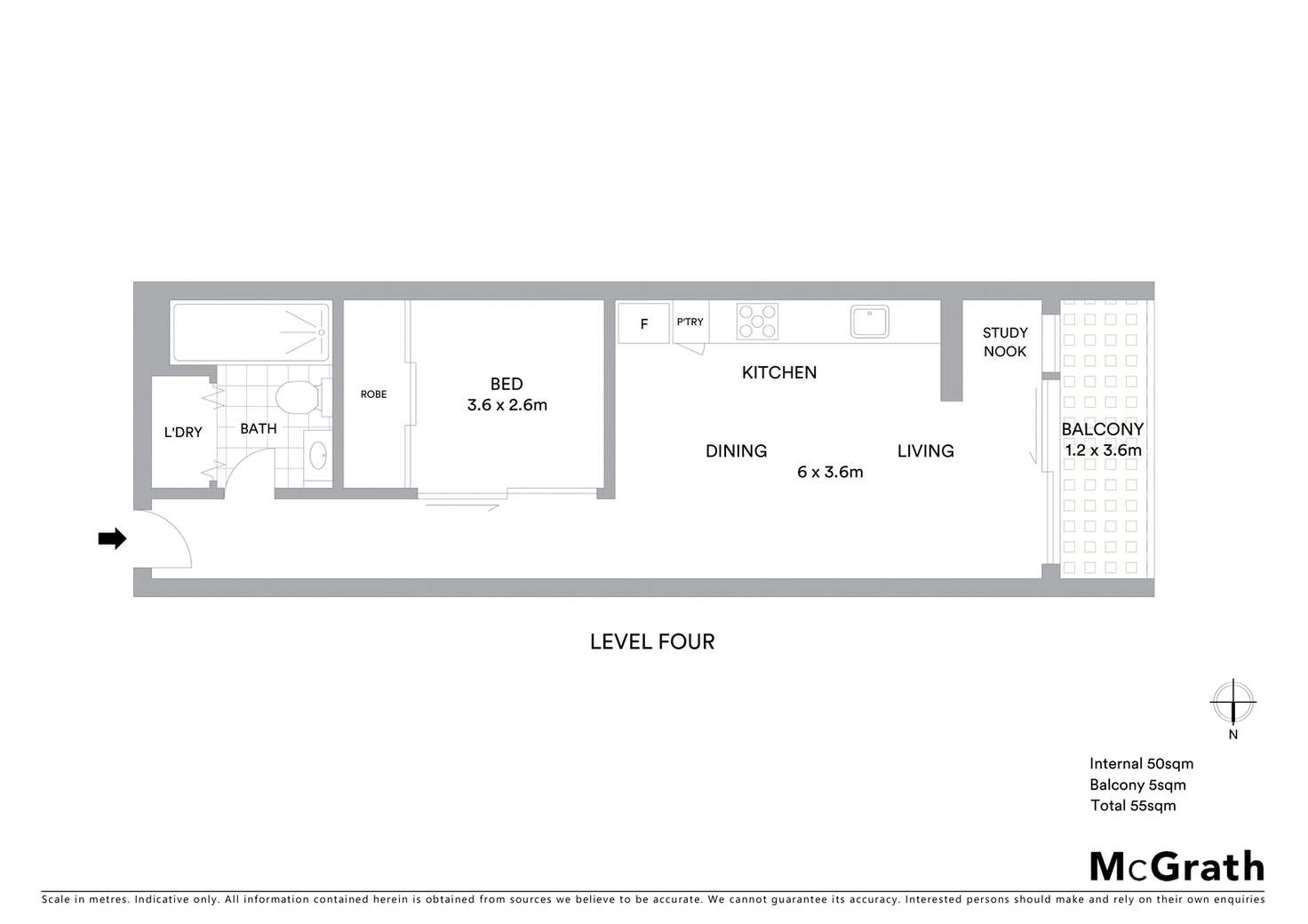 Floorplan of Homely apartment listing, 418/20 Shamrock Street, Abbotsford VIC 3067