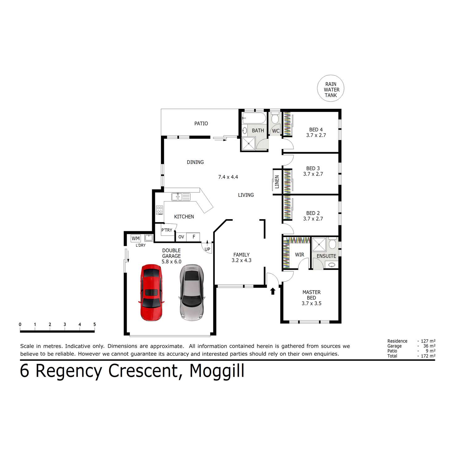 Floorplan of Homely house listing, 6 Regency Crescent, Moggill QLD 4070