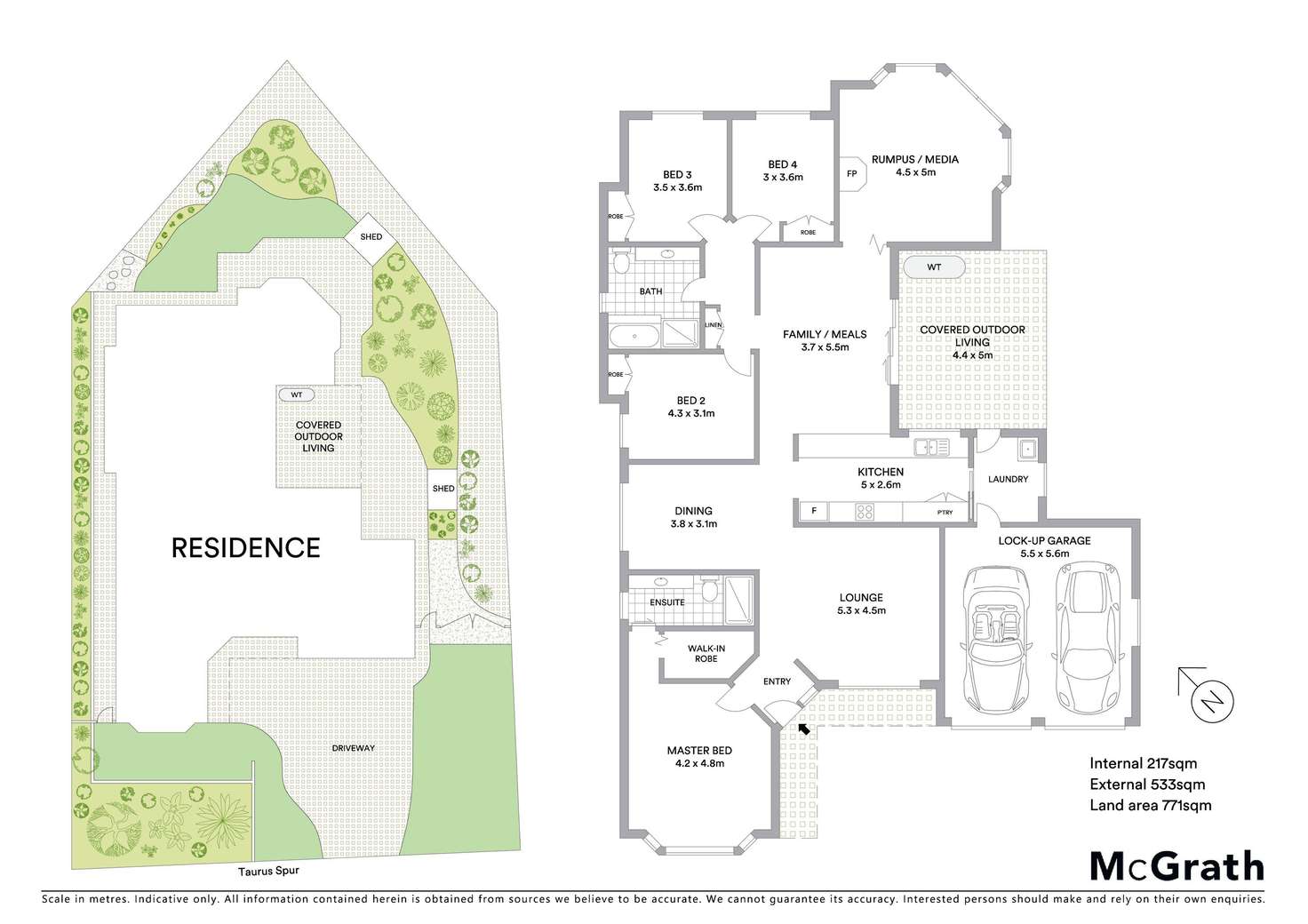 Floorplan of Homely house listing, 4 Taurus Spur, Narrawallee NSW 2539