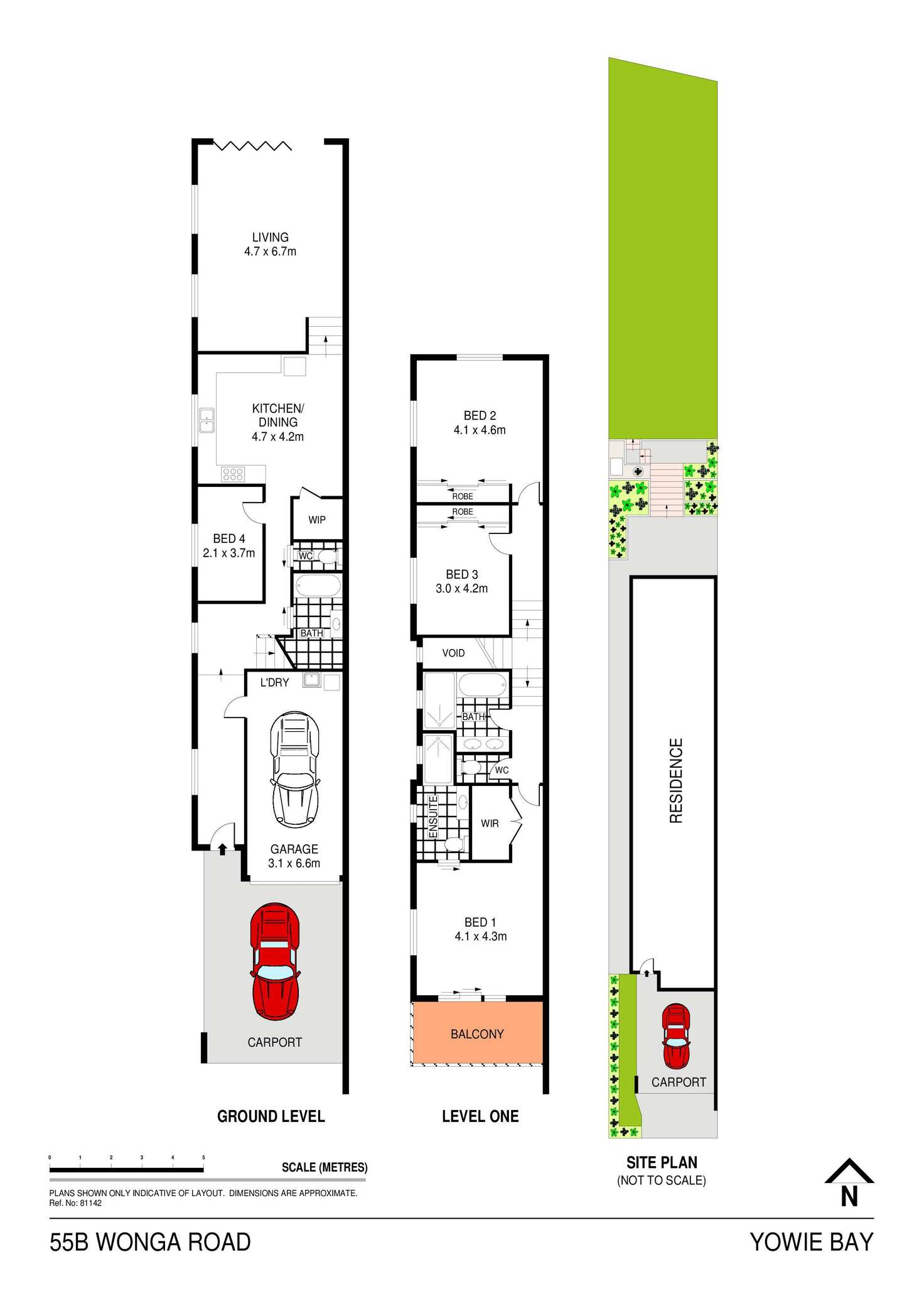 Floorplan of Homely house listing, 55B Wonga Road, Yowie Bay NSW 2228