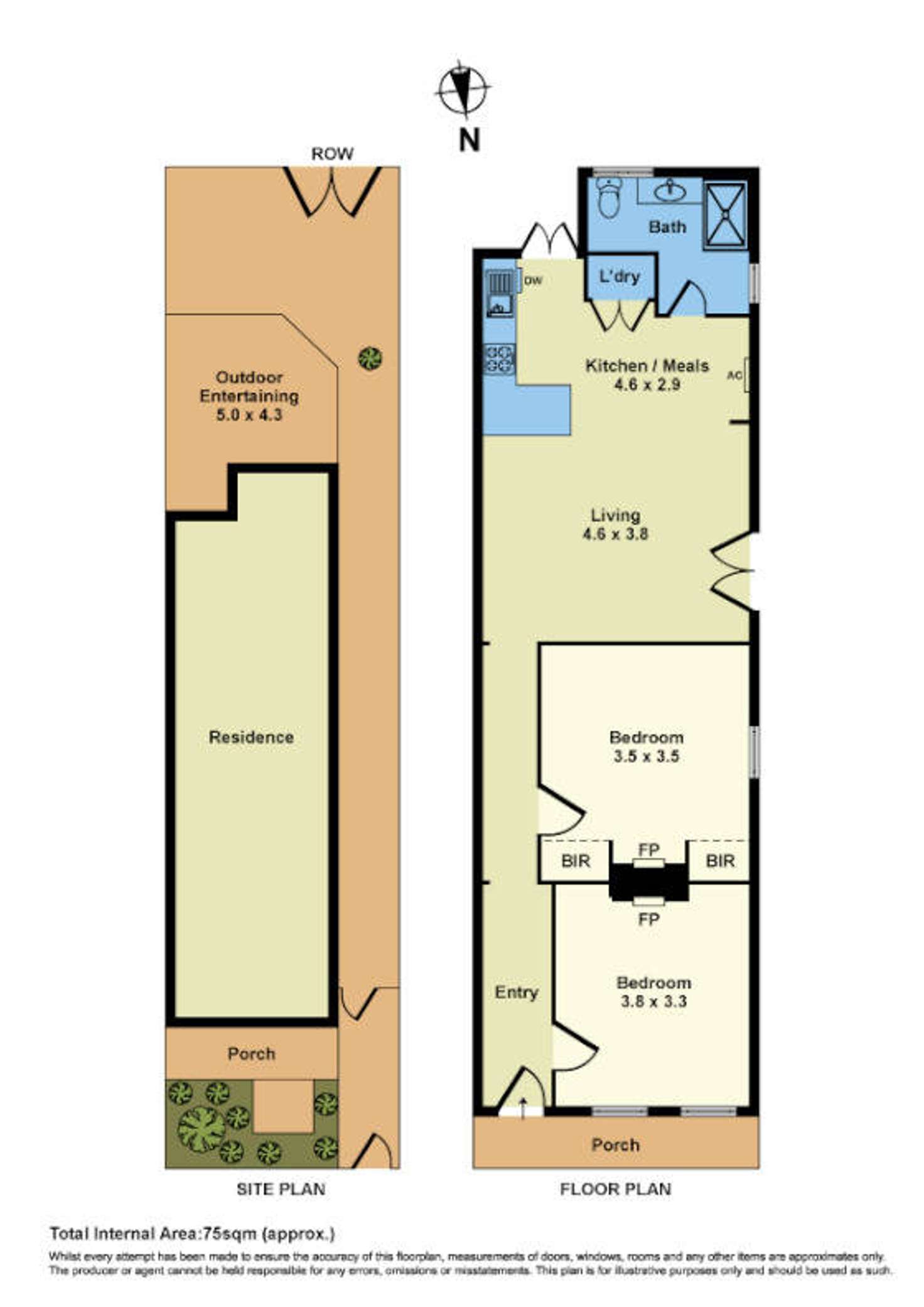 Floorplan of Homely house listing, 5 Hotham Street, Seddon VIC 3011