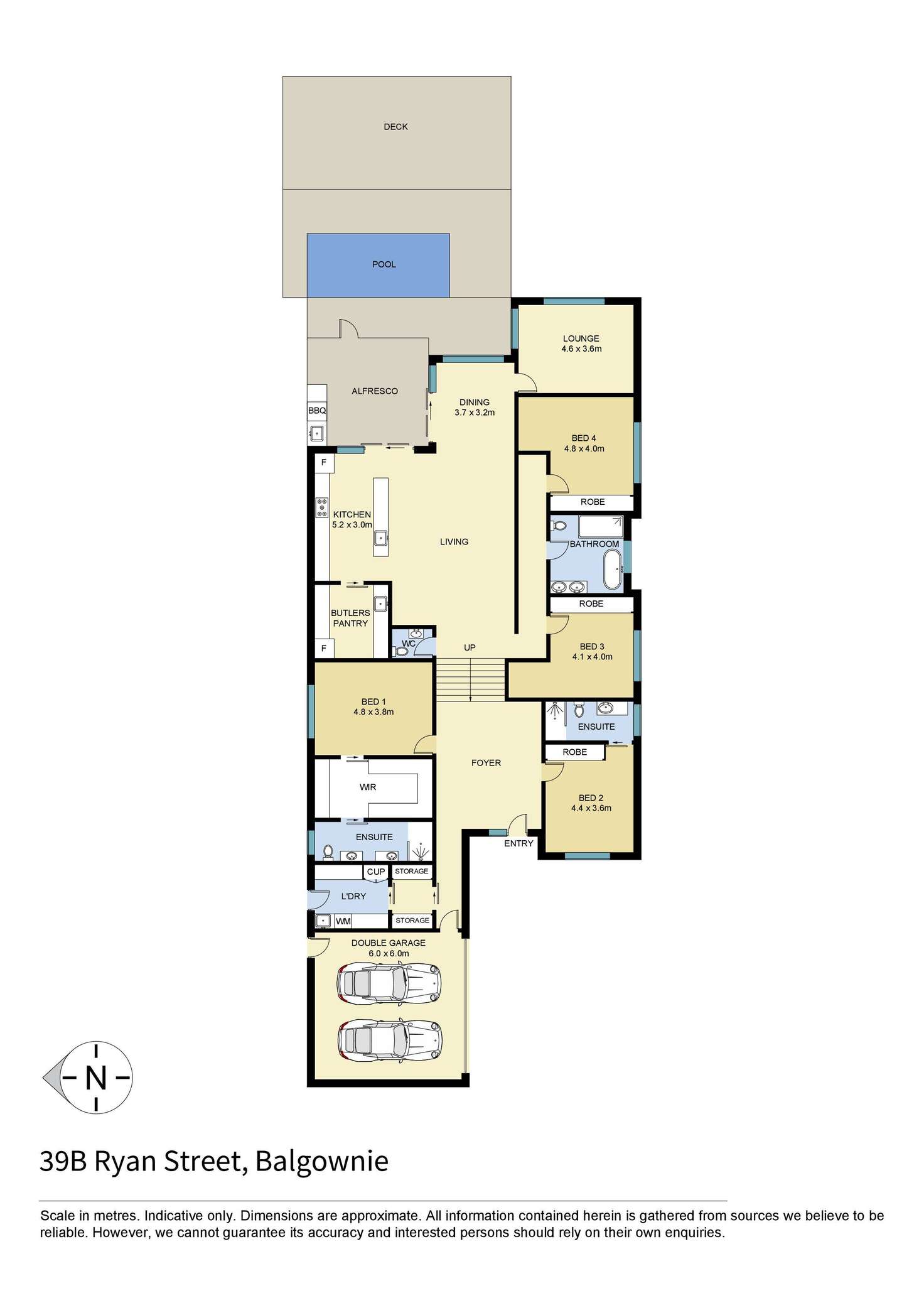 Floorplan of Homely house listing, 39B Ryan Street, Balgownie NSW 2519