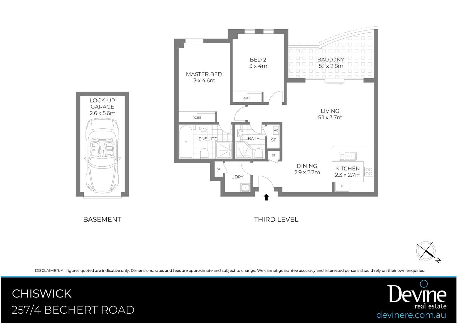 Floorplan of Homely apartment listing, 257/4 Bechert Road, Chiswick NSW 2046