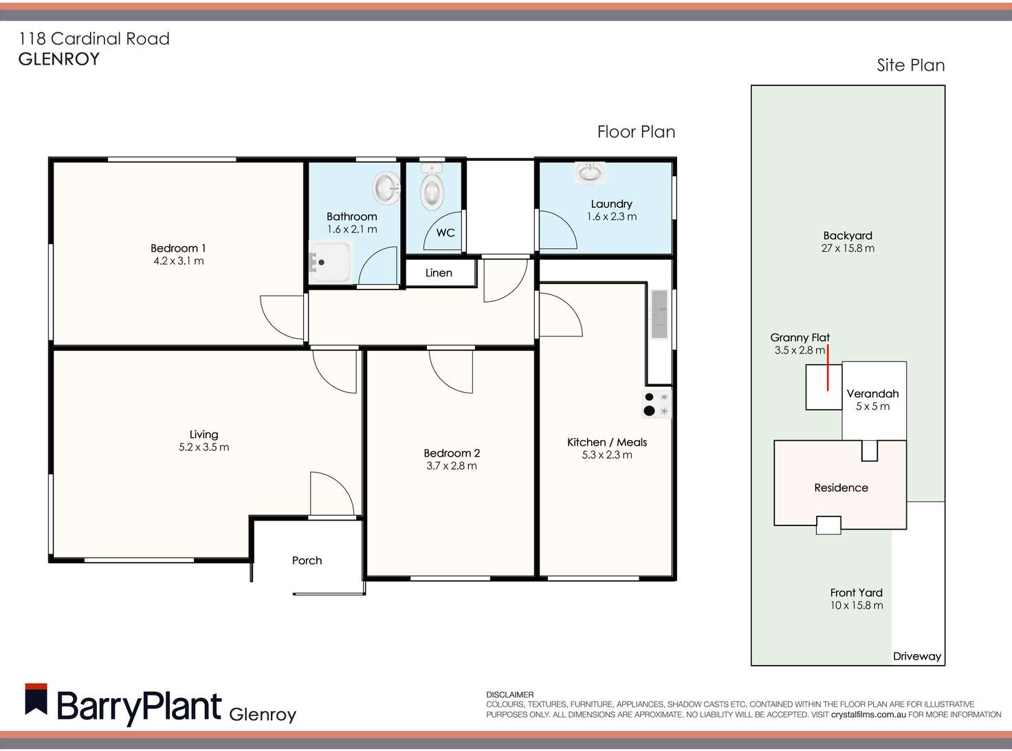 Floorplan of Homely house listing, 118 Cardinal Road, Glenroy VIC 3046