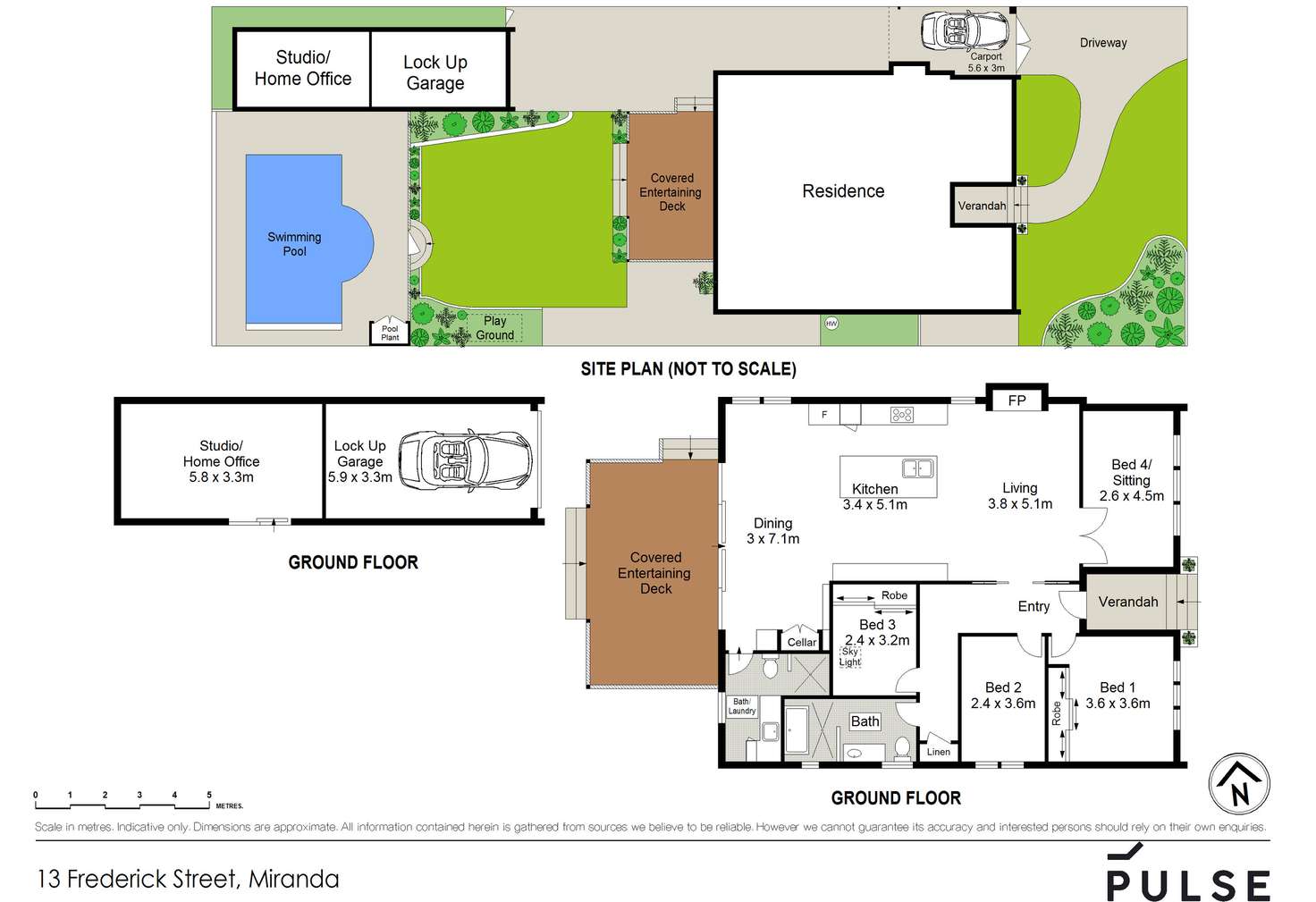 Floorplan of Homely house listing, 13 Frederick Street, Miranda NSW 2228