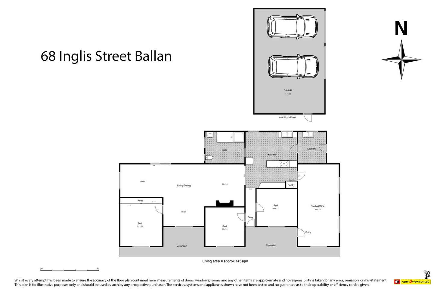 Floorplan of Homely house listing, 68 Inglis Street, Ballan VIC 3342