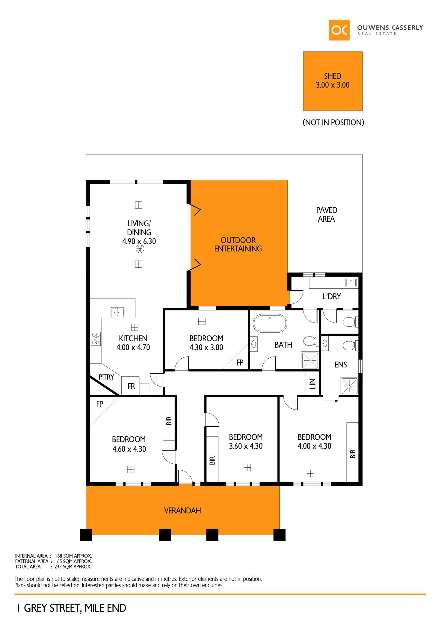 Floorplan of Homely house listing, 1 Grey Street, Mile End SA 5031