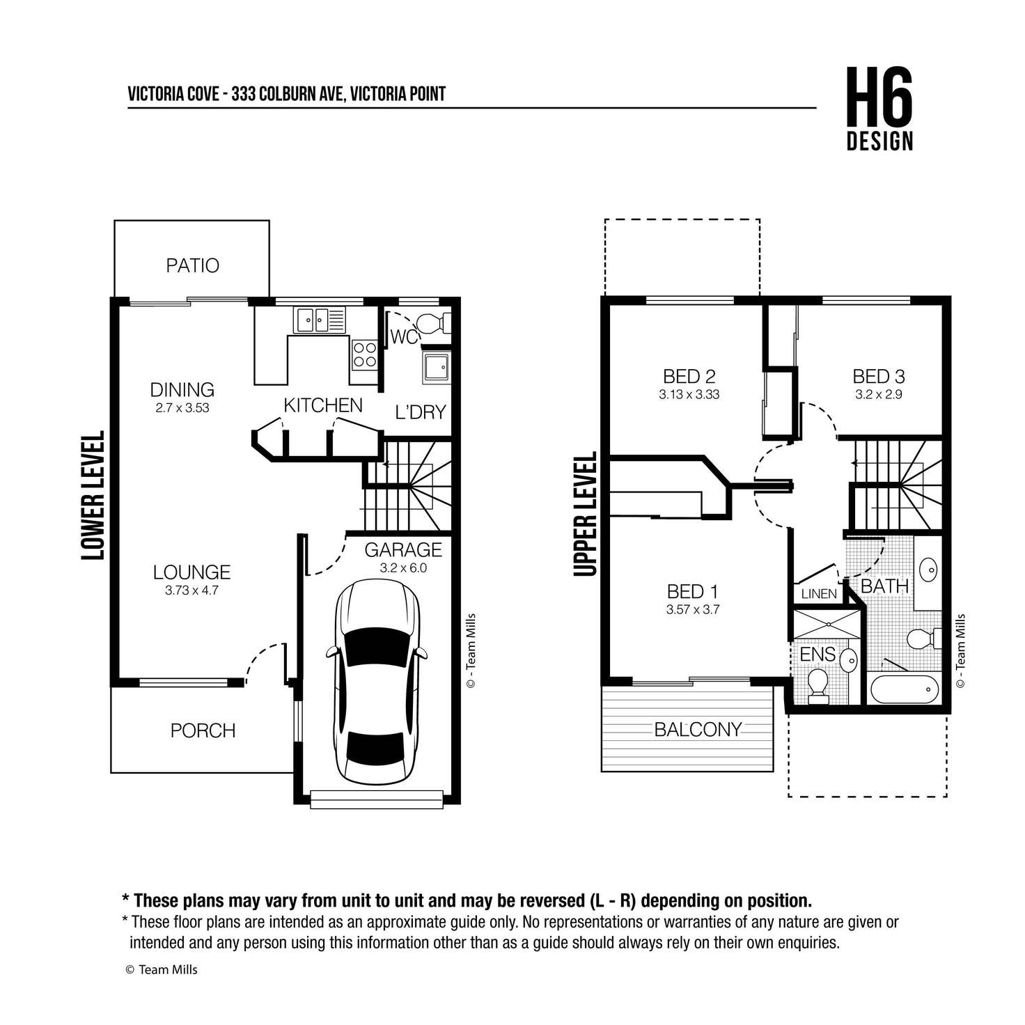 Floorplan of Homely townhouse listing, 9/333 Colburn Avenue, Victoria Point QLD 4165