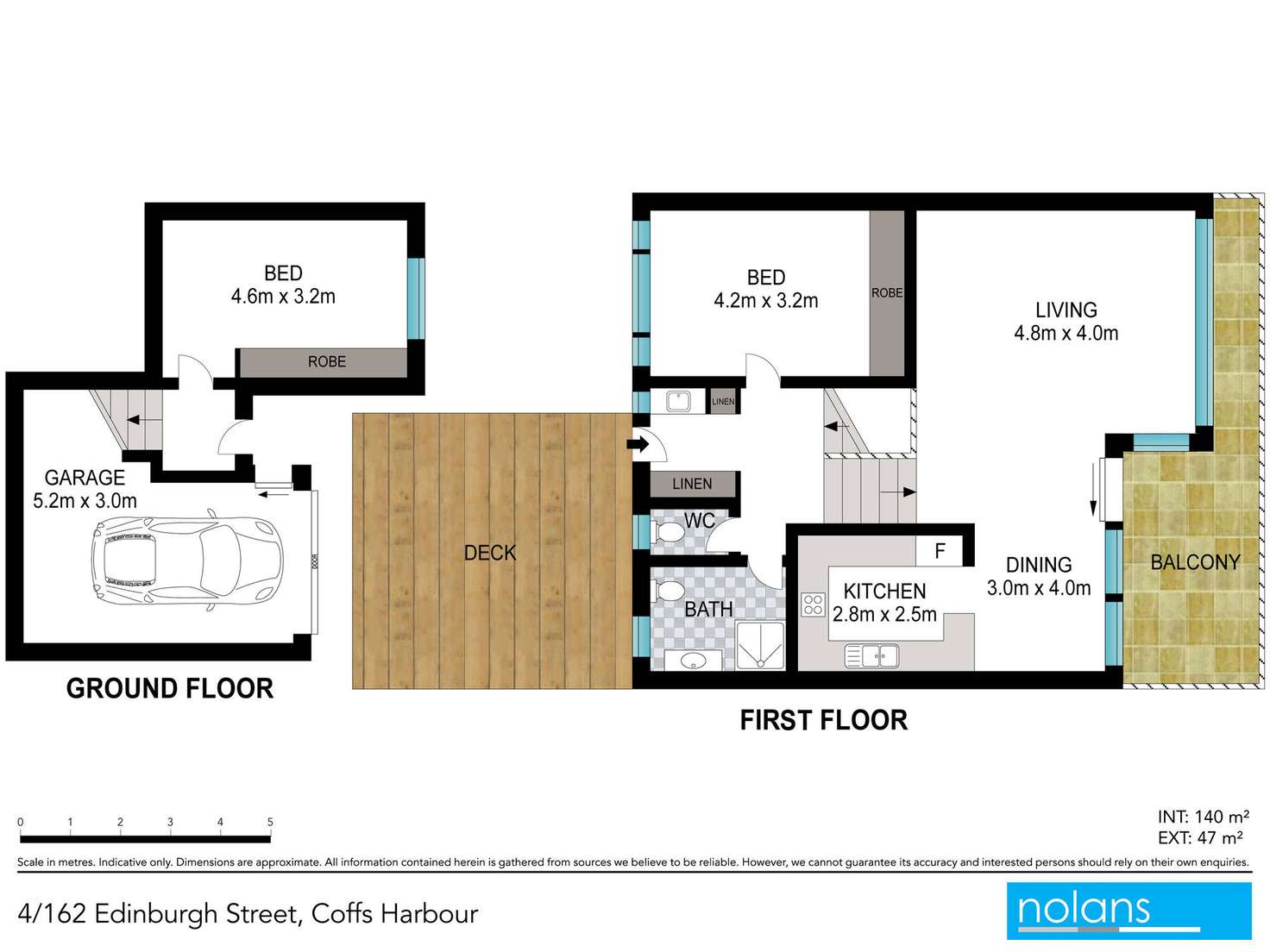 Floorplan of Homely townhouse listing, 4/162 Edinburgh Street, Coffs Harbour NSW 2450