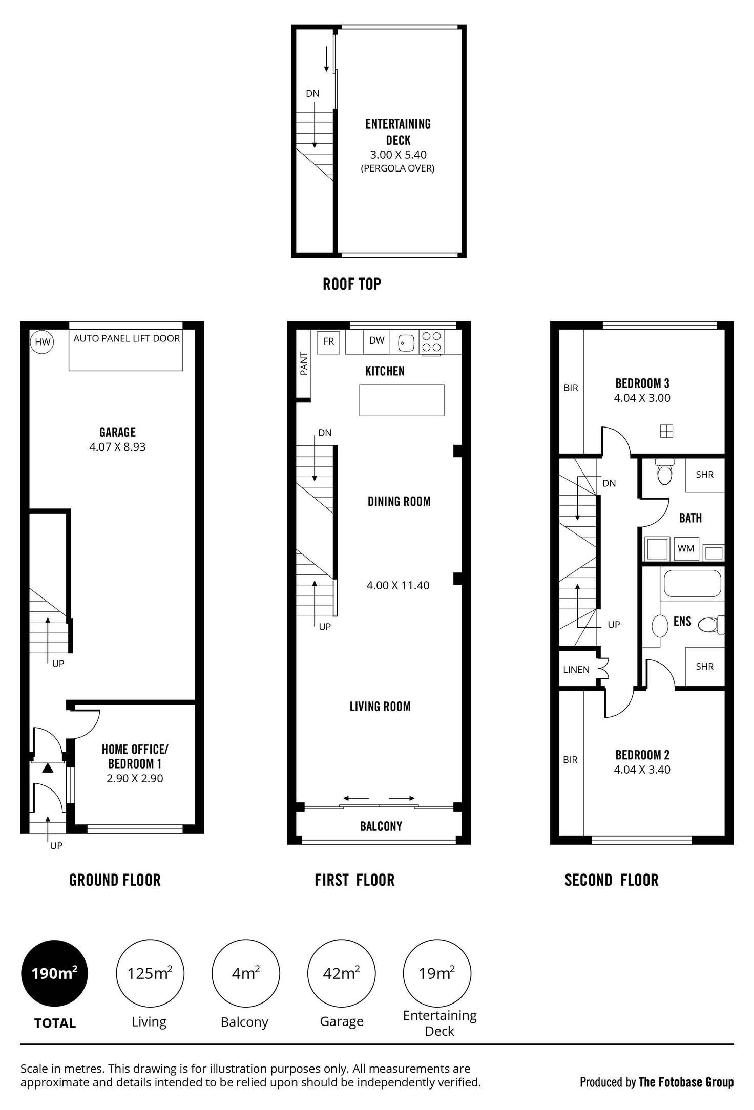 Floorplan of Homely townhouse listing, 123A Ifould Street, Adelaide SA 5000