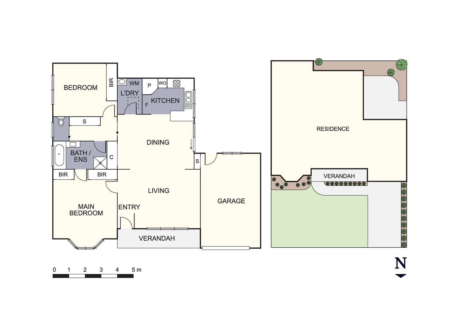 Floorplan of Homely unit listing, 1/31 Edina Road, Ferntree Gully VIC 3156