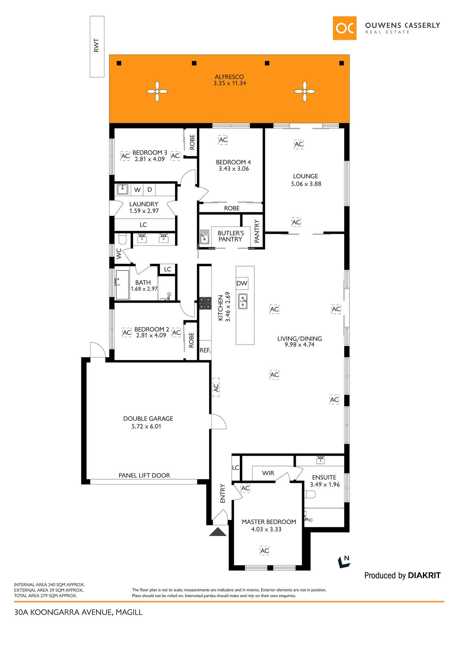 Floorplan of Homely house listing, 30A Koongarra Avenue, Magill SA 5072