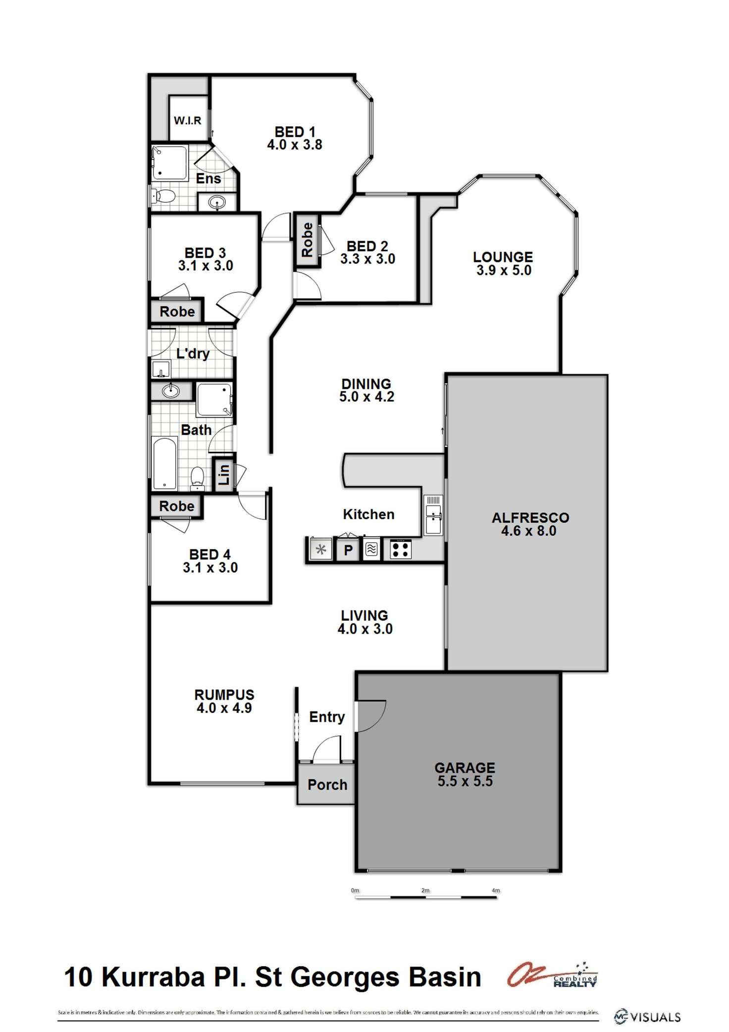 Floorplan of Homely house listing, 10 Kurraba Place, St Georges Basin NSW 2540