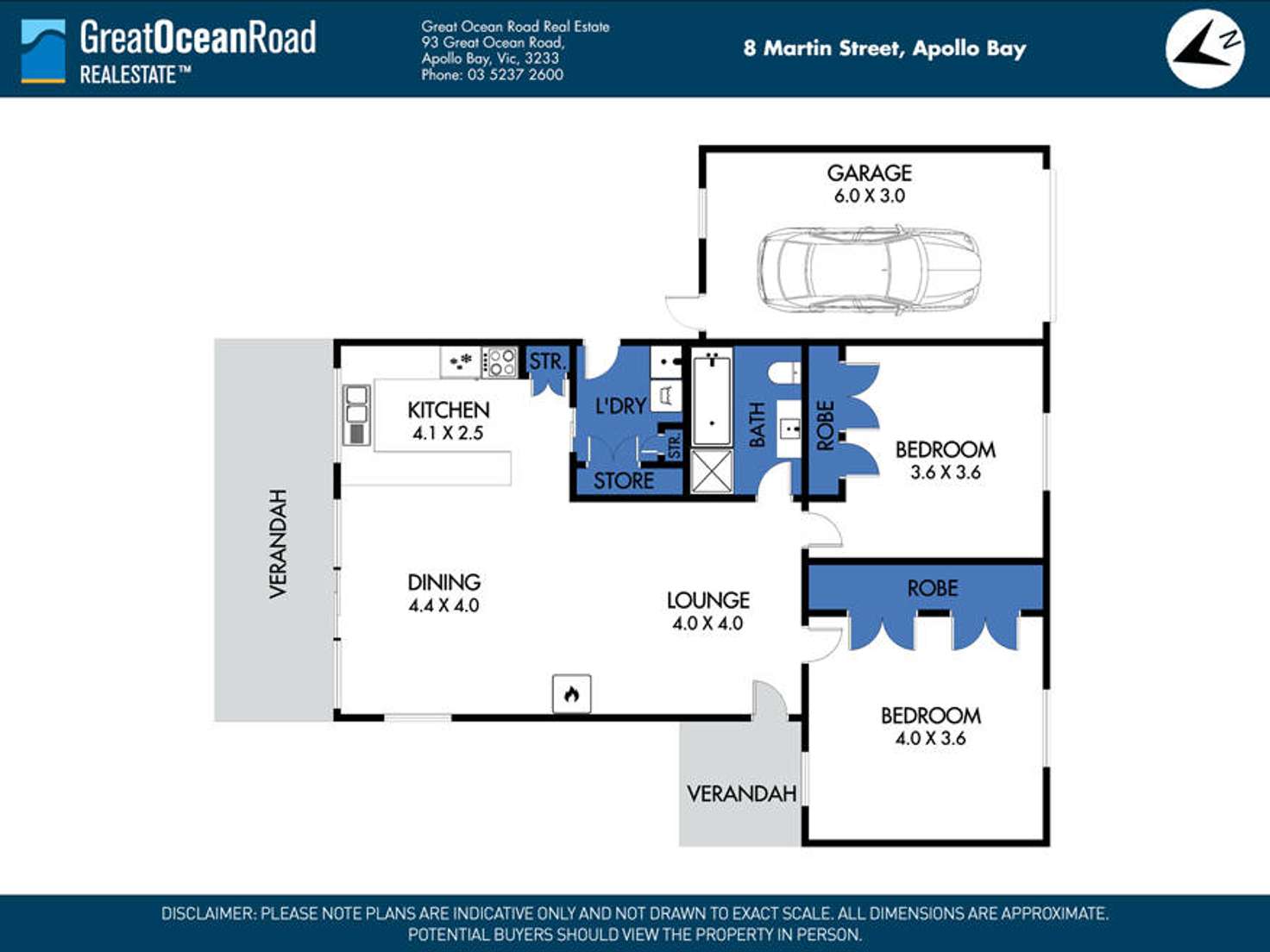 Floorplan of Homely house listing, 8 Martin Street, Apollo Bay VIC 3233