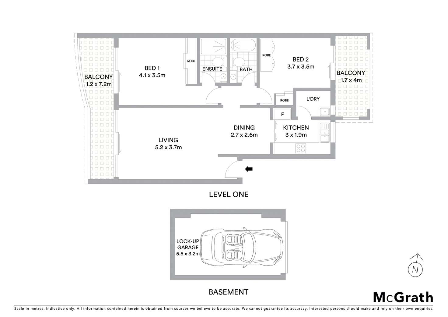 Floorplan of Homely unit listing, 24/3 Post Office Street, Carlingford NSW 2118