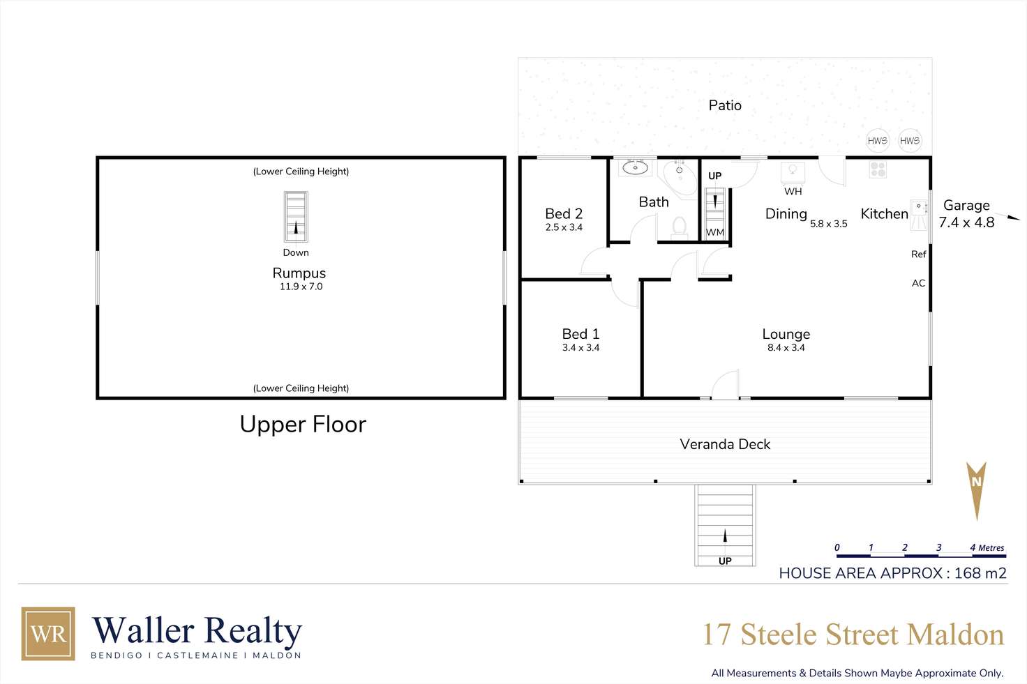 Floorplan of Homely house listing, 17 Steele Street, Maldon VIC 3463