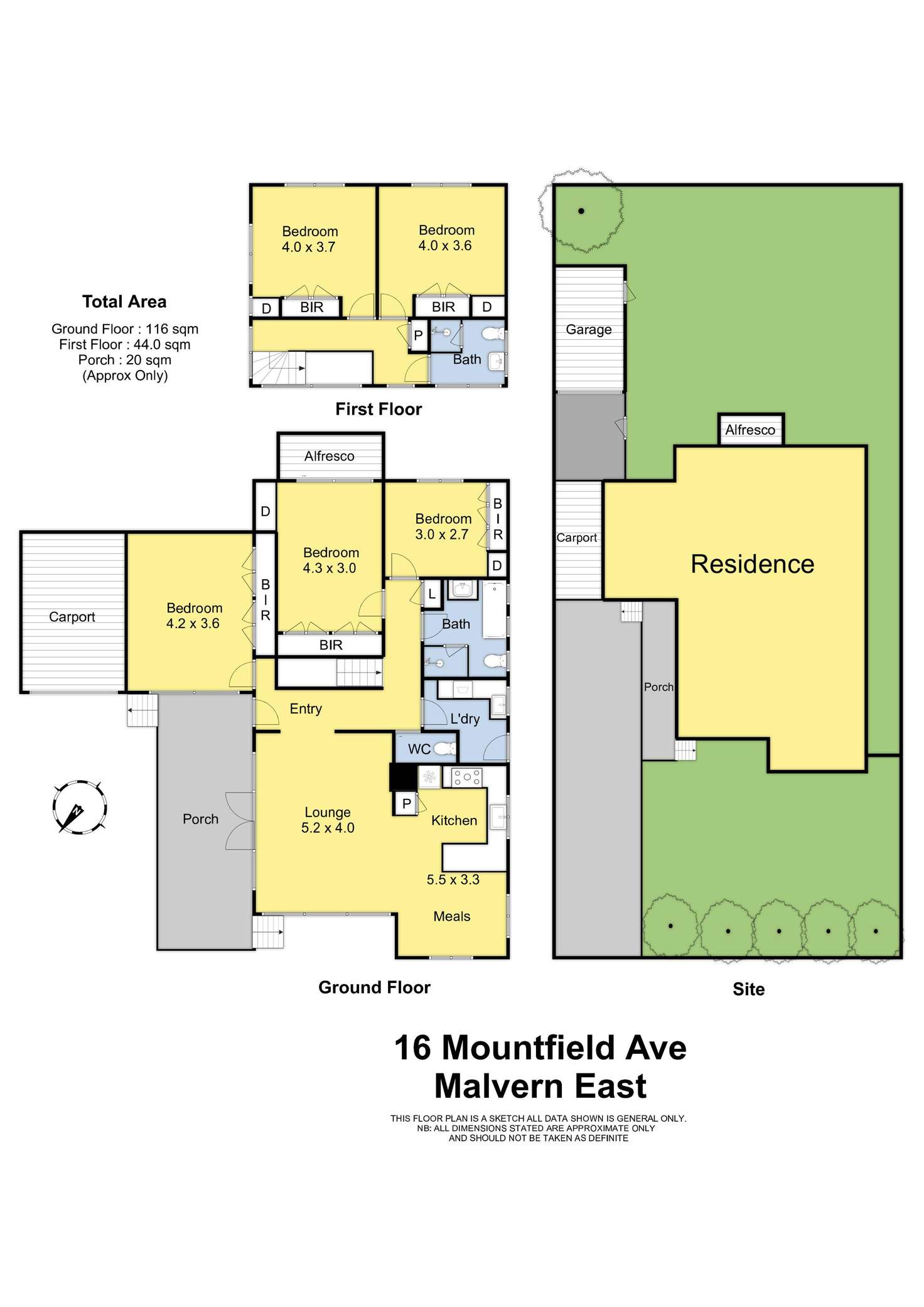 Floorplan of Homely house listing, 16 Mountfield Avenue, Malvern East VIC 3145