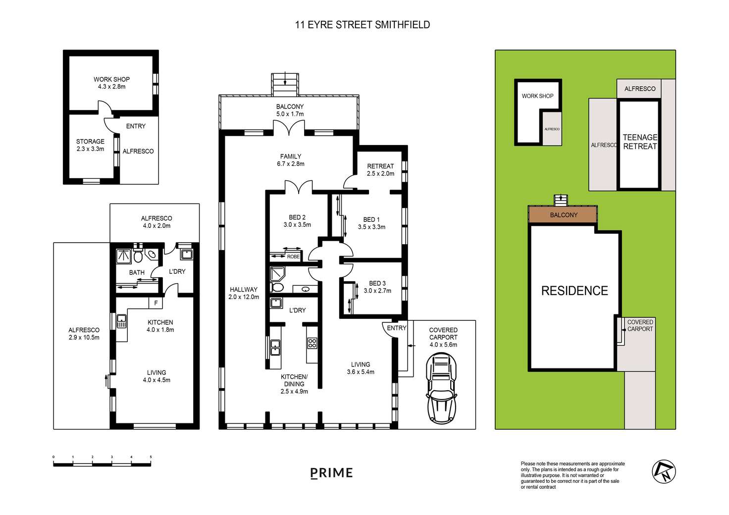 Floorplan of Homely house listing, 11 Eyre Street, Smithfield NSW 2164