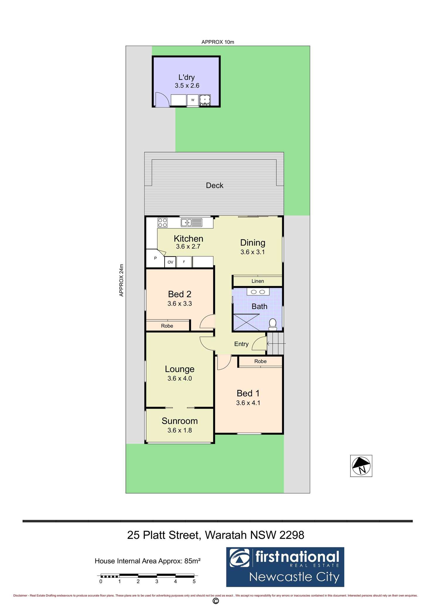 Floorplan of Homely house listing, 25 Platt Street, Waratah NSW 2298