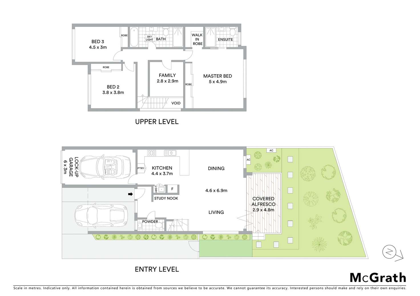 Floorplan of Homely townhouse listing, 6/176 Ray Road, Epping NSW 2121