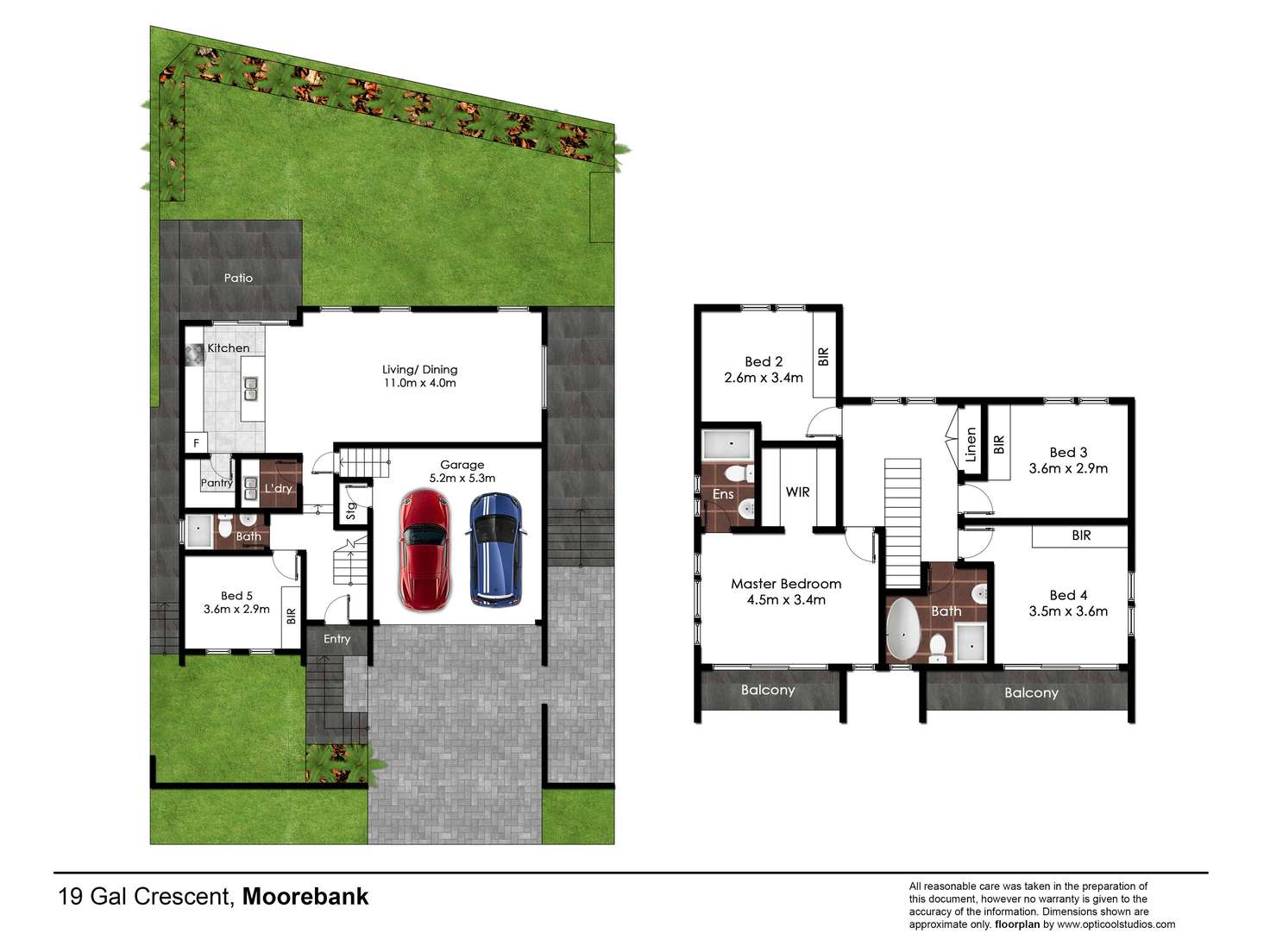 Floorplan of Homely house listing, 19A Gal Crescent, Moorebank NSW 2170