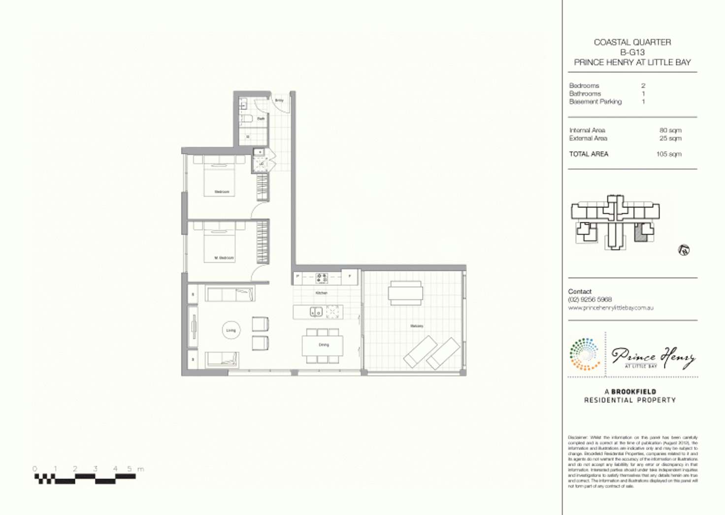 Floorplan of Homely apartment listing, 13/1 Flemming Street, Little Bay NSW 2036