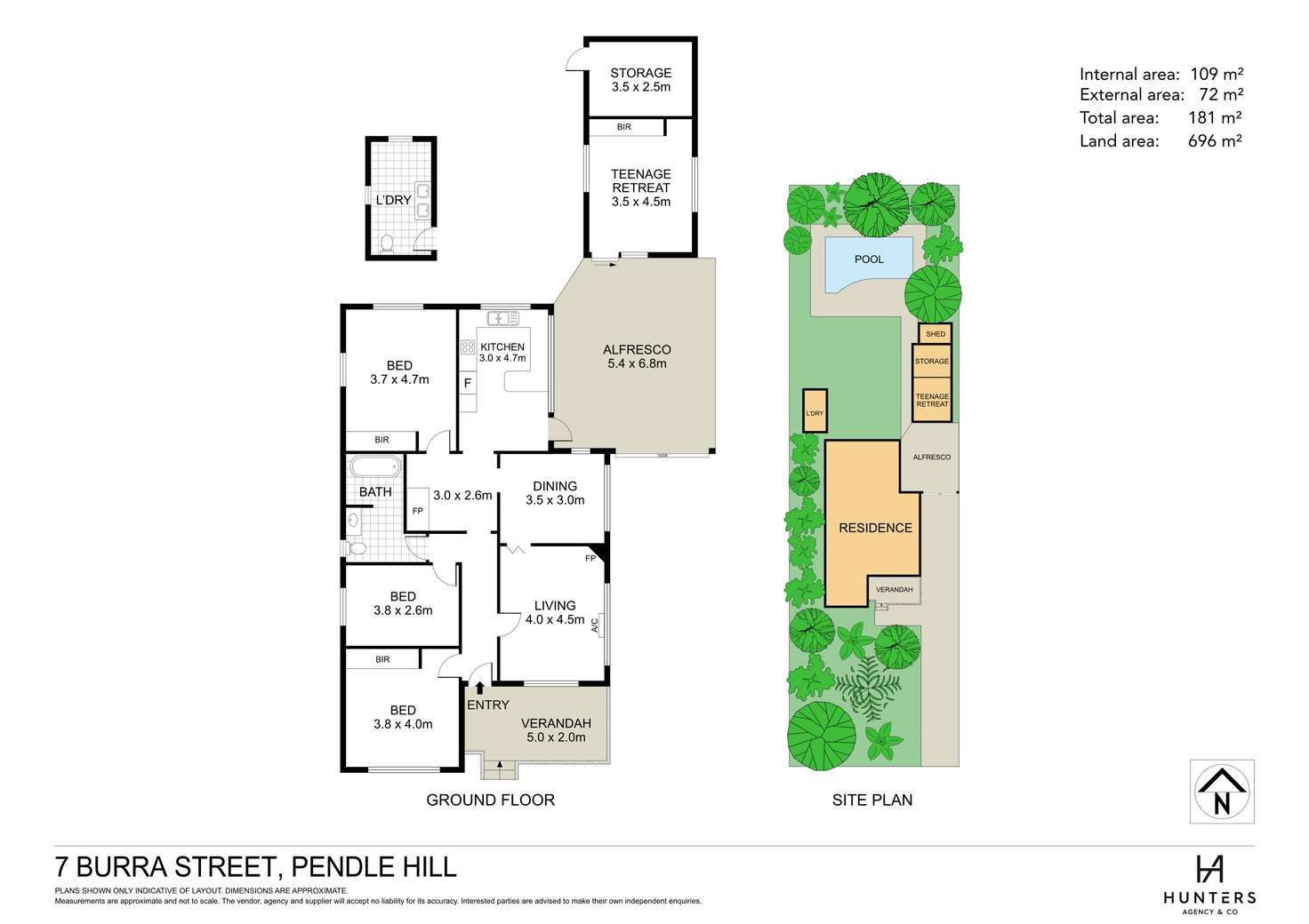 Floorplan of Homely house listing, 7 Burra Street, Pendle Hill NSW 2145