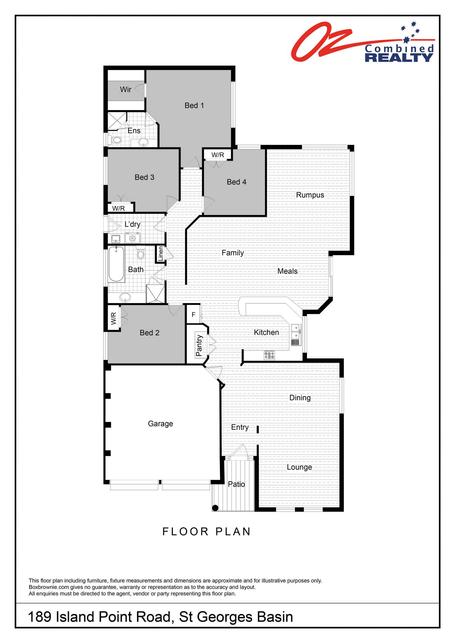 Floorplan of Homely house listing, 189 Island Point Road, St Georges Basin NSW 2540