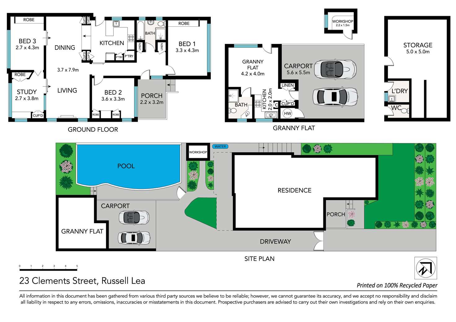 Floorplan of Homely house listing, 23 Clements Street, Russell Lea NSW 2046