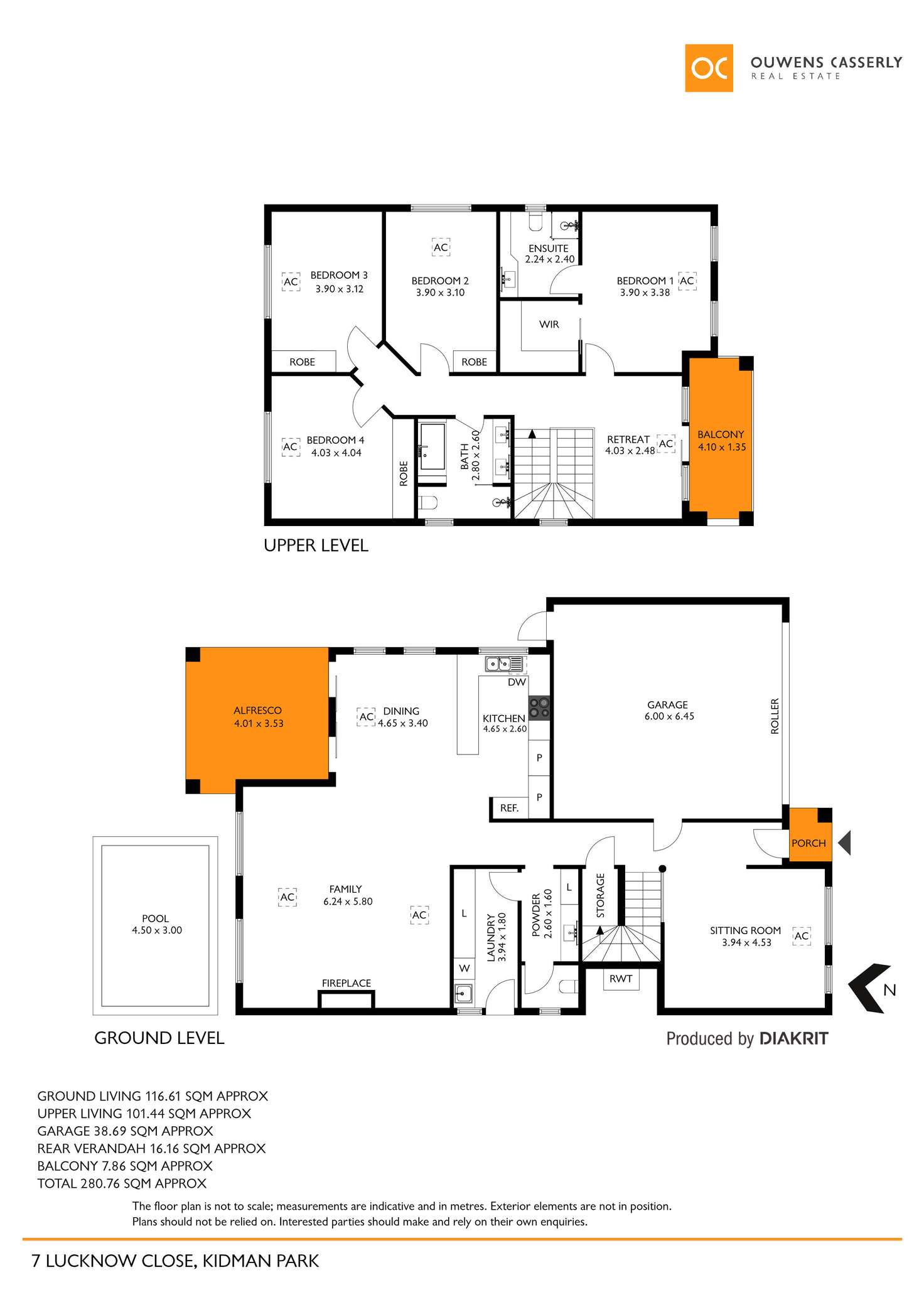 Floorplan of Homely house listing, 7 Lucknow Close, Kidman Park SA 5025