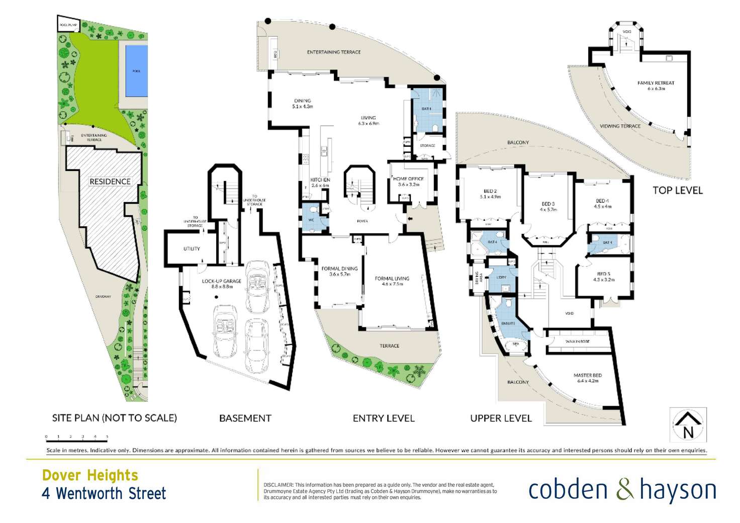 Floorplan of Homely house listing, 4 Wentworth Street, Dover Heights NSW 2030